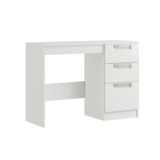 Milly High-Gloss Single Pedestal Dressing Table