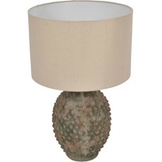 Remus Terracotta Table Lamp with Shade