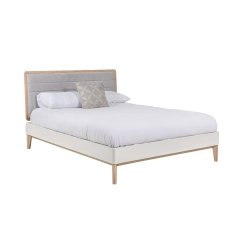 Vida Living Marlow Bedframe in Cashmere Oak and Taupe