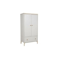 Vida Living Marlow 2 Door Wardrobe in Cashmere Oak and Taupe