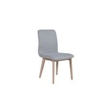 Vida Living Marlow Fabric Dining Chair in Light Grey Vida Living Marlow Fabric Dining Chair in Light Grey