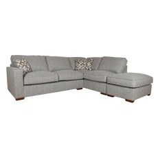 Cairo Fabric Standard Back Chaise Corner Sofa