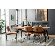 Franklin Reclaimed Wood 160-200cm Extending Dining Table