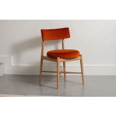 G Plan Flora Retro Pair Of Dining Arm Chairs in Orange G Plan Flora Retro Pair Of Dining Arm Chairs in Orange