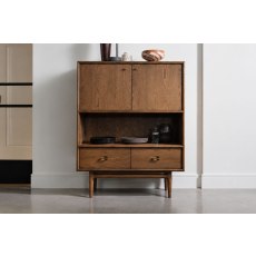 G Plan Marlow Retro Walnut Display Cabinet