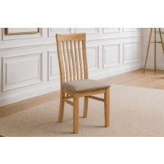 Devon 100% Solid Oak Extending Dining Table & 6 Slatted Back Chairs Devon 100% Solid Oak Extending Dining Table & 6 Slatted Back Chairs
