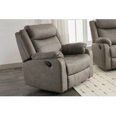 Ellena Soft Grey Recliner Chair