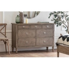 Gallery Direct Rustique French Colonial 7 Drawer Chest of Drawers