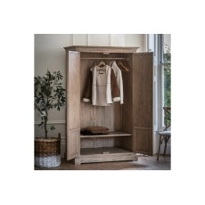 Gallery Direct Rustique French Colonial Mirrored Wardrobe