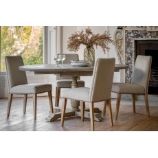 Gallery Direct Rustique French Colonial Round Extending Dining Table Gallery Direct Rustique French Colonial Round Extending Dining Table