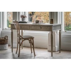 Gallery Direct Rustique French Colonial 2 Drawer Desk Gallery Direct Rustique French Colonial 2 Drawer Desk