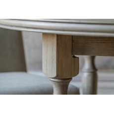 Gallery Direct Rustique French Colonial Round Dining Table Set & 2 Rex Dining Chairs Gallery Direct Rustique French Colonial Round Dining Table Set & 2 Rex Dining Chairs