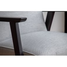 Gallery Direct Neyland Mottled Stone Fabric Armchair