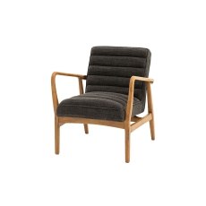 Gallery Direct Datsun Charcoal Boucle Fabric Armchair Gallery Direct Datsun Charcoal Boucle Fabric Armchair