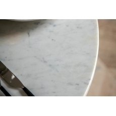 Gallery Direct Soho Mango Wood Round Dining Table Set with Marble Top & 4 Aveley Chairs Gallery Direct Soho Mango Wood Round Dining Table Set with Marble Top & 4 Aveley Chairs