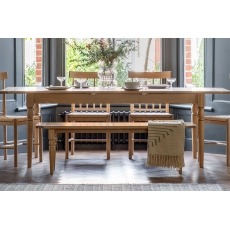Gallery Direct Eton Oak 180/230cm Ext Dining Table Gallery Direct Eton Oak 180/230cm Ext Dining Table