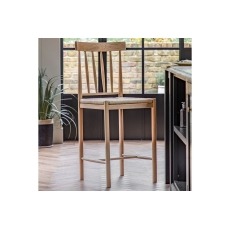 Gallery Direct Eton Oak Set of 2 Bar Stools Gallery Direct Eton Oak Set of 2 Bar Stools