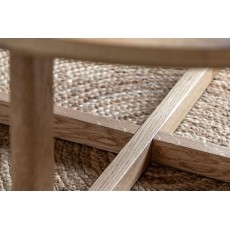 Gallery Direct Craft Natural Oak Round Coffee Table Gallery Direct Craft Natural Oak Round Coffee Table