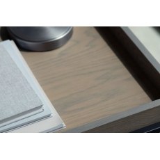 Gallery Direct Forden Wood & Metal Tray Side Table in Grey Gallery Direct Forden Wood & Metal Tray Side Table in Grey