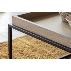 Gallery Direct Forden Wood & Metal Tray Coffee Table in Grey Gallery Direct Forden Wood & Metal Tray Coffee Table in Grey