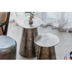 Gallery Direct Langley Gold Metal Set Of 2 Side Tables Gallery Direct Langley Gold Metal Set Of 2 Side Tables