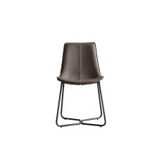 Gallery Direct Set of 2 Hawking Dining Chairs in Ember PU Leather