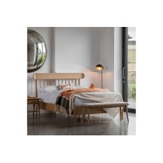 Gallery Direct Hatfield Natural Oak Spindle Bed Frame Gallery Direct Hatfield Natural Oak Spindle Bed Frame