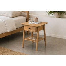 Gallery Direct Hatfield Natural Oak Bedside Table Gallery Direct Hatfield Natural Oak Bedside Table