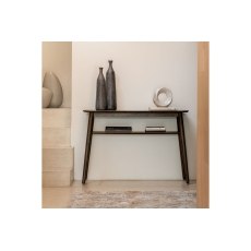 Gallery Direct Hatfield Smoked Oak Console Table