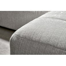 Opulent Fabric Large Modular Sofa with Chaise End