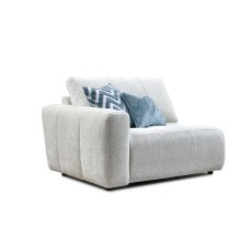 Opulent Fabric Modular Large Sofa Section