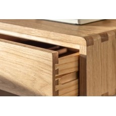 Gallery Direct Craft Natural Oak 1 Drawer Bedside Table Gallery Direct Craft Natural Oak 1 Drawer Bedside Table