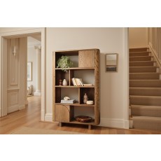 Austin Warm Oak Open Display Bookcase