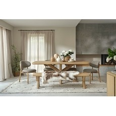 Flynn Natural Oak 220cm Dining Bench Flynn Natural Oak 220cm Dining Bench