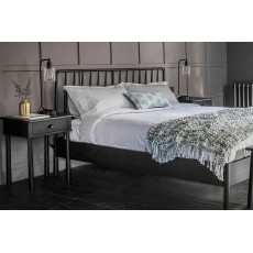 Gallery Direct Wycombe Black Oak 1 Drawer Bedside Table Gallery Direct Wycombe Black Oak 1 Drawer Bedside Table