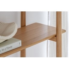 Gallery Direct Wycombe Oak Open Display Bookcase Gallery Direct Wycombe Oak Open Display Bookcase