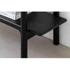 Gallery Direct Wycombe Black Oak Open Display Bookcase Gallery Direct Wycombe Black Oak Open Display Bookcase