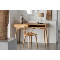 Gallery Direct Milano Oak 1 Drawer Desk Gallery Direct Milano Oak 1 Drawer Desk