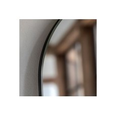 Gallery Direct Holworth Arch Mirror Black 450x35x1500mm Gallery Direct Holworth Arch Mirror Black 450x35x1500mm