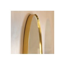 Gallery Direct Holworth Pebble Mirror Gold 700x900mm Gallery Direct Holworth Pebble Mirror Gold 700x900mm