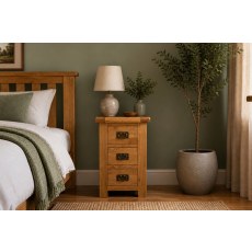 Salisbury Waxed Premium Oak Bedside Table