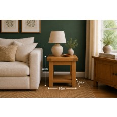 Salisbury Waxed Premium Oak Lamp Table Salisbury Waxed Premium Oak Lamp Table