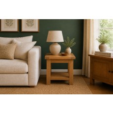 Salisbury Waxed Premium Oak Lamp Table Salisbury Waxed Premium Oak Lamp Table