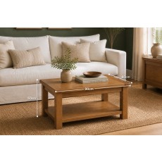 Salisbury Waxed Premium Oak Coffee Table Salisbury Waxed Premium Oak Coffee Table