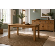 Salisbury Waxed Premium Oak Small Extending Dining Table Salisbury Waxed Premium Oak Small Extending Dining Table