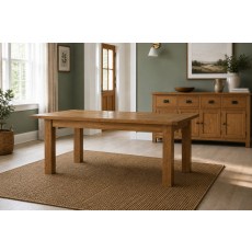 Salisbury Waxed Premium Oak Large Extending Dining Table Salisbury Waxed Premium Oak Large Extending Dining Table