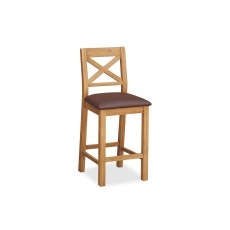 Salisbury Waxed Premium Oak Bar Stool Salisbury Waxed Premium Oak Bar Stool