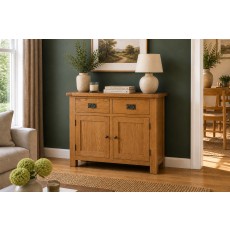 Salisbury Waxed Premium Oak Small Sideboard Salisbury Waxed Premium Oak Small Sideboard