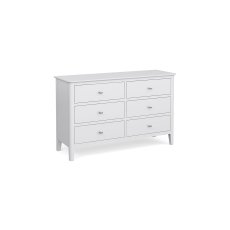 Hampstead Painted White 6 Drawers Chest Of Drawers Hampstead Painted White 6 Drawers Chest Of Drawers