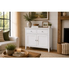 Hampstead Painted White 2 Door Sideboard